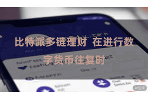 比特派多链理财 在进行数字货币往复时