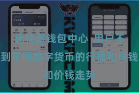 比特派钱包中心 用户不错看到不同数字货币的行情和价钱走势