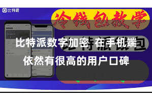 比特派数字加密  在手机端依然有很高的用户口碑