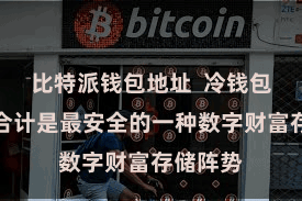 比特派钱包地址  冷钱包被庸碌合计是最安全的一种数字财富存储阵势