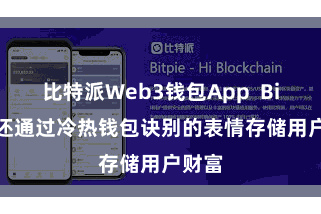 比特派Web3钱包App  Bitpie还通过冷热钱包诀别的表情存储用户财富